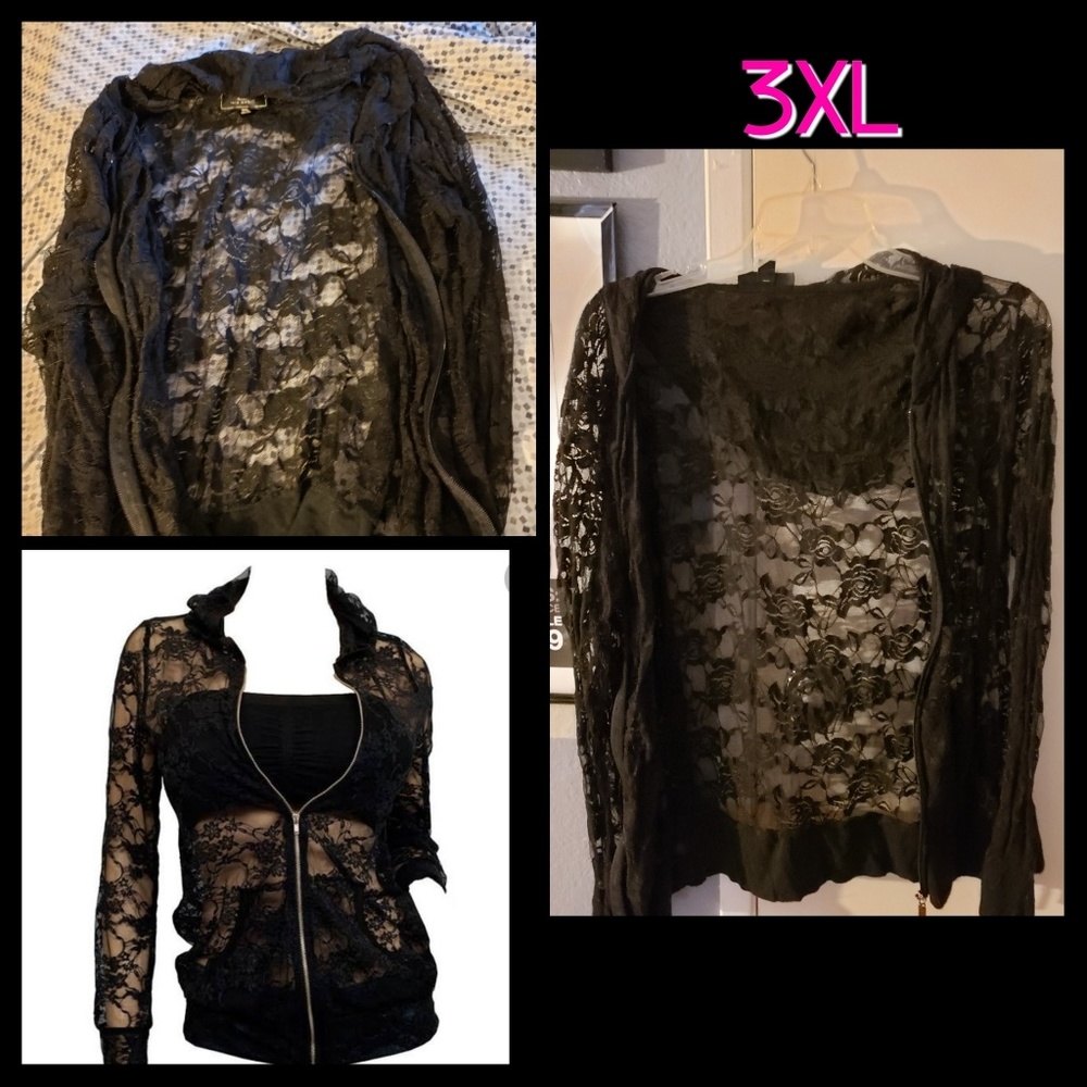 Lace hoodie